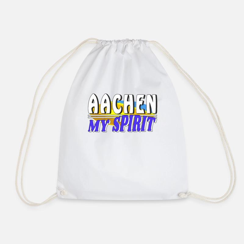 AACHEN MY SPIRIT - Turnbeutel - Weiß