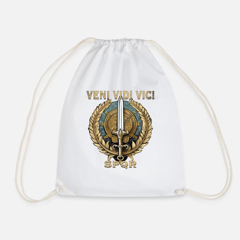 ROMA VENI VIDI VICI - Turnbeutel - Weiß