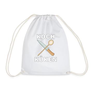 KOCH KÜKEN - Turnbeutel - Weiß - Vorne