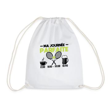 Ma Journée Parfaite Tennis - Sac de sport léger - blanc - Devant
