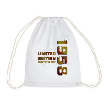 YEAR 1958 - Drawstring Bag - white - Front
