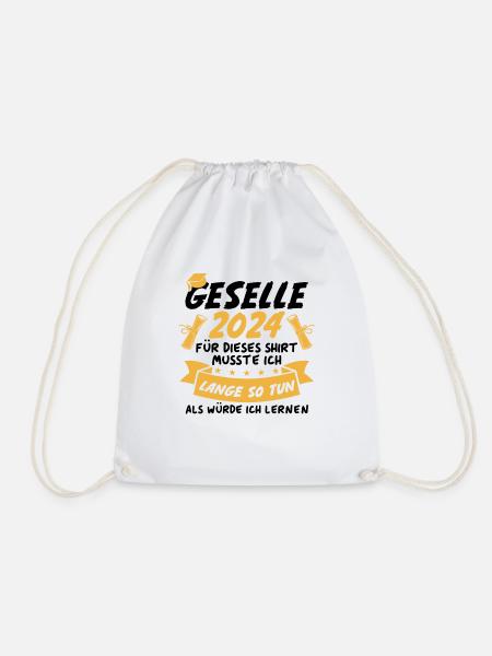 Geselle 2024 - Turnbeutel - Weiß