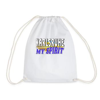 KARLSRUHE MY SPIRIT - Drawstring Bag - white - Front