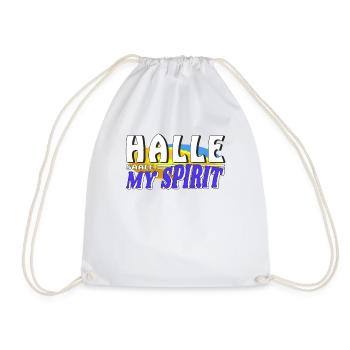 HALLE SAALE MY SPIRIT - Drawstring Bag - white - Front