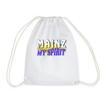 MAINZ MY SPIRIT - Drawstring Bag - white - Front