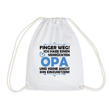 J'ai un grand-père fou - Sac de sport léger - blanc - Devant