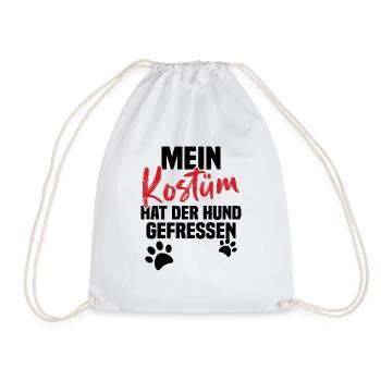Mein Kostüm Hat Der Hund Gefressen - Turnbeutel - Weiß - Vorne