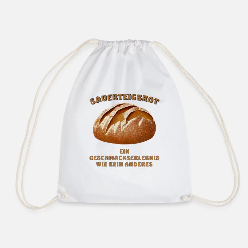 BROT SAUERTEIGBROT EIN GESCHMACKSERLEBNIS WIE - Turnbeutel - Weiß