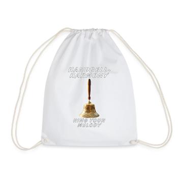 HANDBELL HARMONY - Drawstring Bag - white - Front
