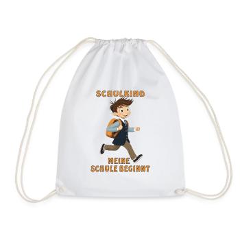 ÉCOLIER MON ÉCOLE COMMENCE - Sac de sport léger - blanc - Devant