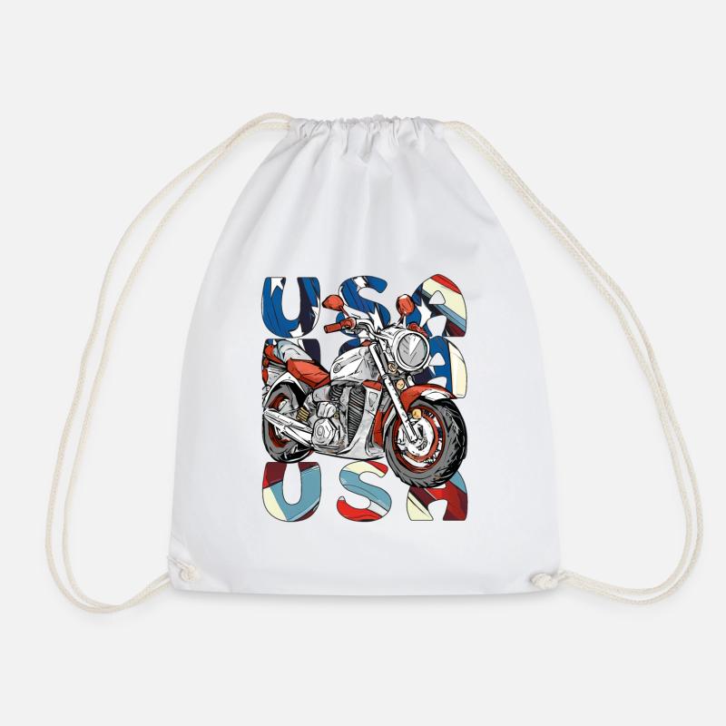 MOTORRAD USA - Turnbeutel - Weiß