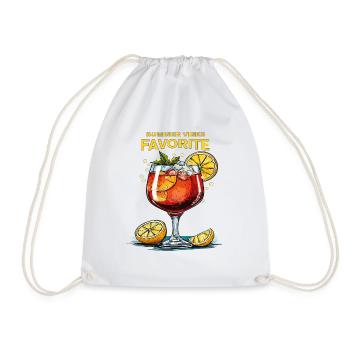 BOISSON SPRITZ SUMMER VIBES FAVORI - Sac de sport léger - blanc - Devant