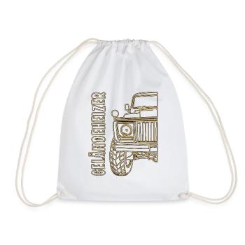 OFF-ROAD VEHICLE OFF-ROAD HEATER - Drawstring Bag - white - Front