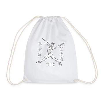 GYMNASTIQUE - Sac de sport léger - blanc - Devant