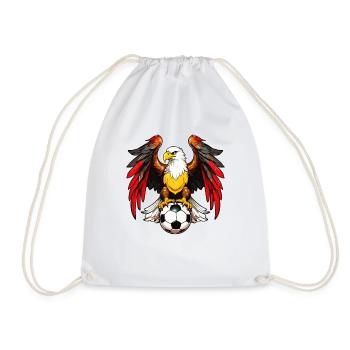 ADLER FOOTBALL - Drawstring Bag - white - Front