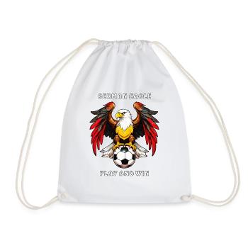 FUßBAL GERMAN EAGLE PLAY AND WIN - Turnbeutel - Weiß - Vorne