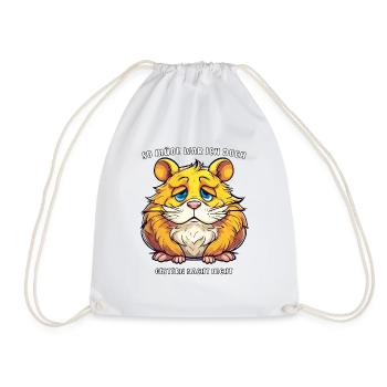 I WASN'T THAT TIRED LAST NIGHT - Drawstring Bag - white - Front