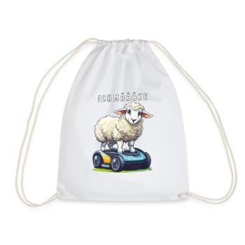 ROBOT TONDEUSE À GAZON POUR MOUTONS I MÄÄÄHE - Sac de sport léger - blanc - Devant