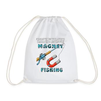 MAGNET FISHING - Turnbeutel - Weiß - Vorne