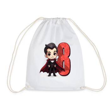 Creeps And Vampires – Eight Years – 8. - Drawstring Bag - white - Front