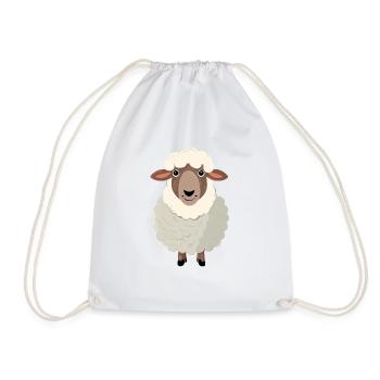 Mouton - Sac de sport léger - blanc - Devant