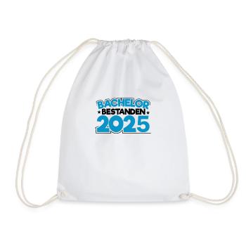Bachelor 2025 Graduation Graduation - Drawstring Bag - white - Front