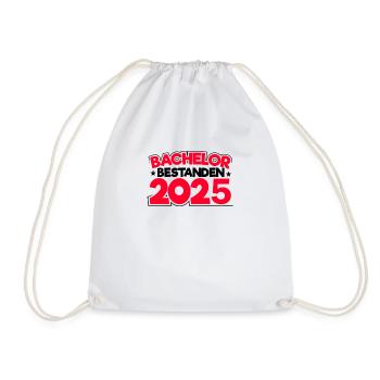 Bachelor 2025 Graduation Graduation - Drawstring Bag - white - Front