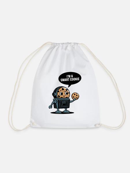Smart Cookie Bot - Turnbeutel - Weiß