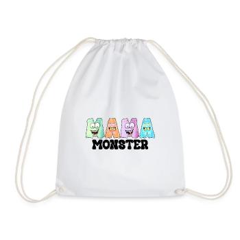 Mama Monster Halloween - Turnbeutel - Weiß - Vorne