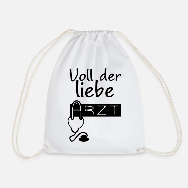 Lieber Arzt Geschenk - Turnbeutel - Weiß