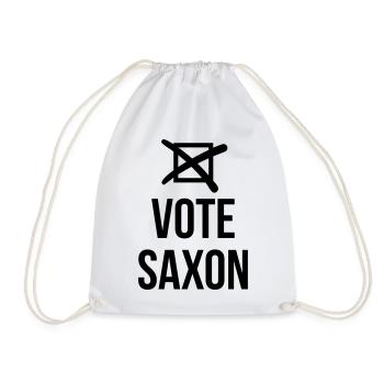 Vote Saxon - Turnbeutel - Weiß - Vorne