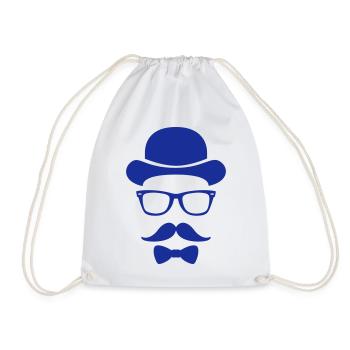 bräutigam hipster junggeselle - Turnbeutel - Weiß - Vorne