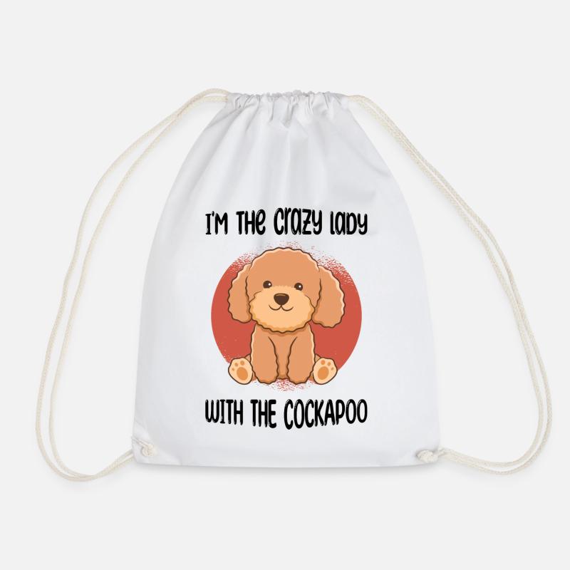 Cockapoo - Turnbeutel - Weiß