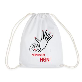 Nein Heißt Nein! (Friendly / 2C) - Turnbeutel - Weiß - Vorne