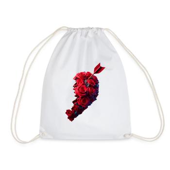Partenaire cardiaque à droite - Sac de sport léger - blanc - Devant
