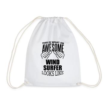 Windsurf - Drawstring Bag - white - Front