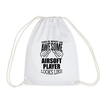 Airsoft Airsoft Airsoft - Sac de sport léger - blanc - Devant