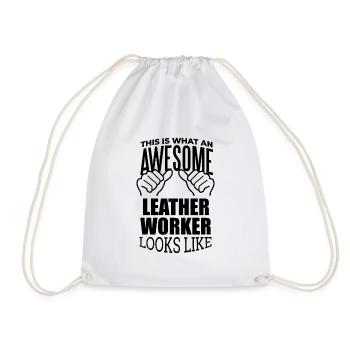 Travailleur du cuir Travailleur du cuir - Sac de sport léger - blanc - Devant