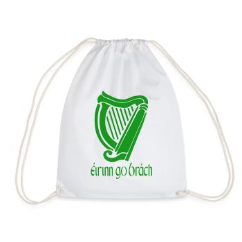 Fête de la Saint-Patrick Eirinn Go Brach Gaélique Irlandais Eire - Sac de sport léger - blanc - Devant