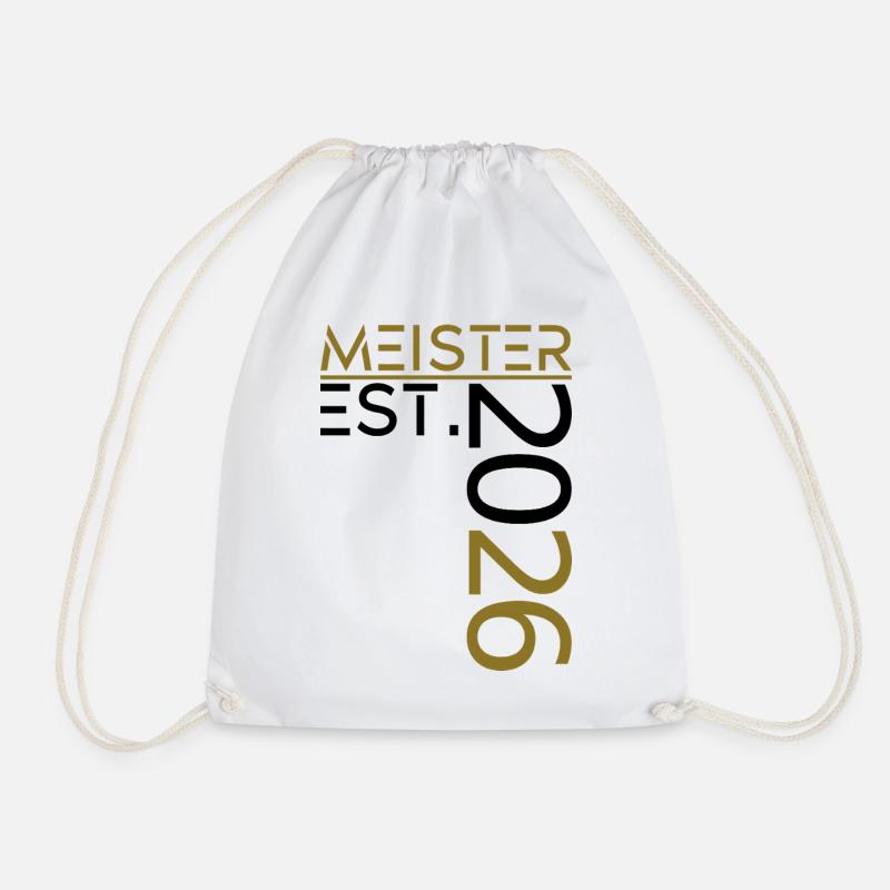 Meister est. 2026 - Turnbeutel - Weiß