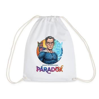 Cosmo-Schrödinger-Paradoxon - Turnbeutel - Weiß - Vorne