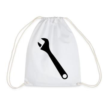 clé - Sac de sport léger - blanc - Devant