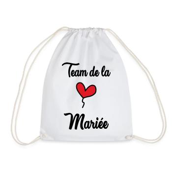 EVJF. MARIEE. TEAM. TEAM MARIEE. FUTURE MARIEE - Sac de sport léger - blanc - Devant