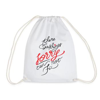 Désolé - Sac de sport léger - blanc - Devant
