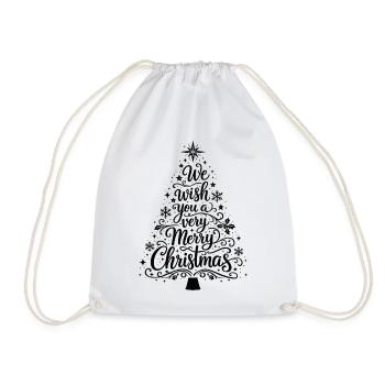 Joyeux Noël - Sac de sport léger - blanc - Devant