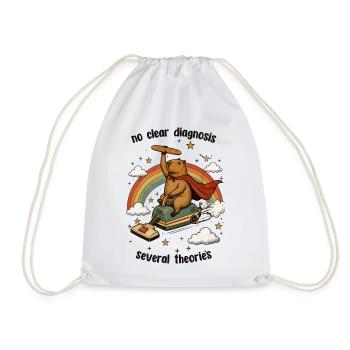 Beaver sur aspirateur dans Rainbow - Sac de sport léger - blanc - Devant