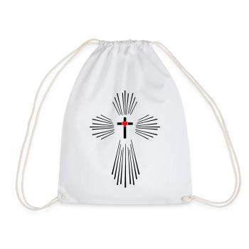 Heiliger Geist Kreuz - Turnbeutel - Weiß - Vorne