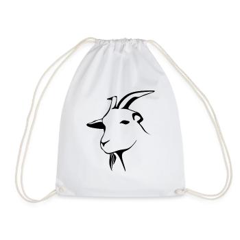 goat9 - Turnbeutel - Weiß - Vorne
