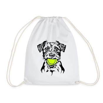 Jack Russell Terrier Ball Ball Junkie Dog Wilsigns - Sac de sport léger - blanc - Devant