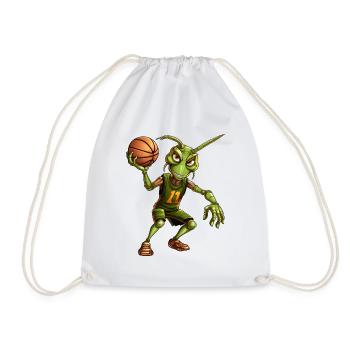 Sauterelle de basket-ball - Sac de sport léger - blanc - Devant